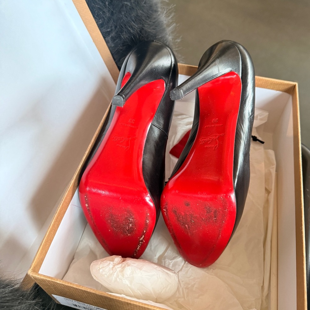 💯Authentic Very Prive 120 Leather Christian Louboutins - Size 39 - Good Cond. - Picture 13 of 16